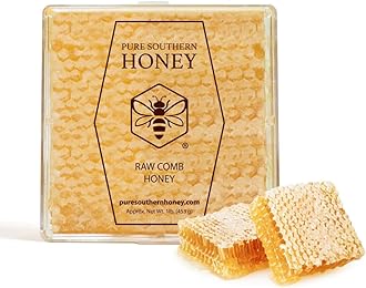 100% Raw Edible Honeycomb by Pure Southern Honey (14 Ounce (Pack of 1))