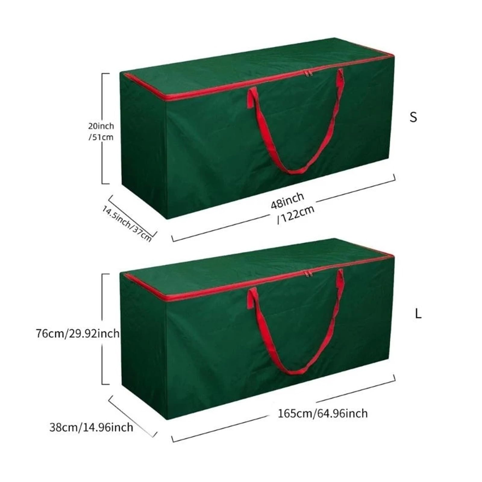 Weihnachtsbaum-Aufbewahrungstasche, groß, wasserdicht, Kranzbehälter, robust, for Zuhause für Aufbewahrung(L)