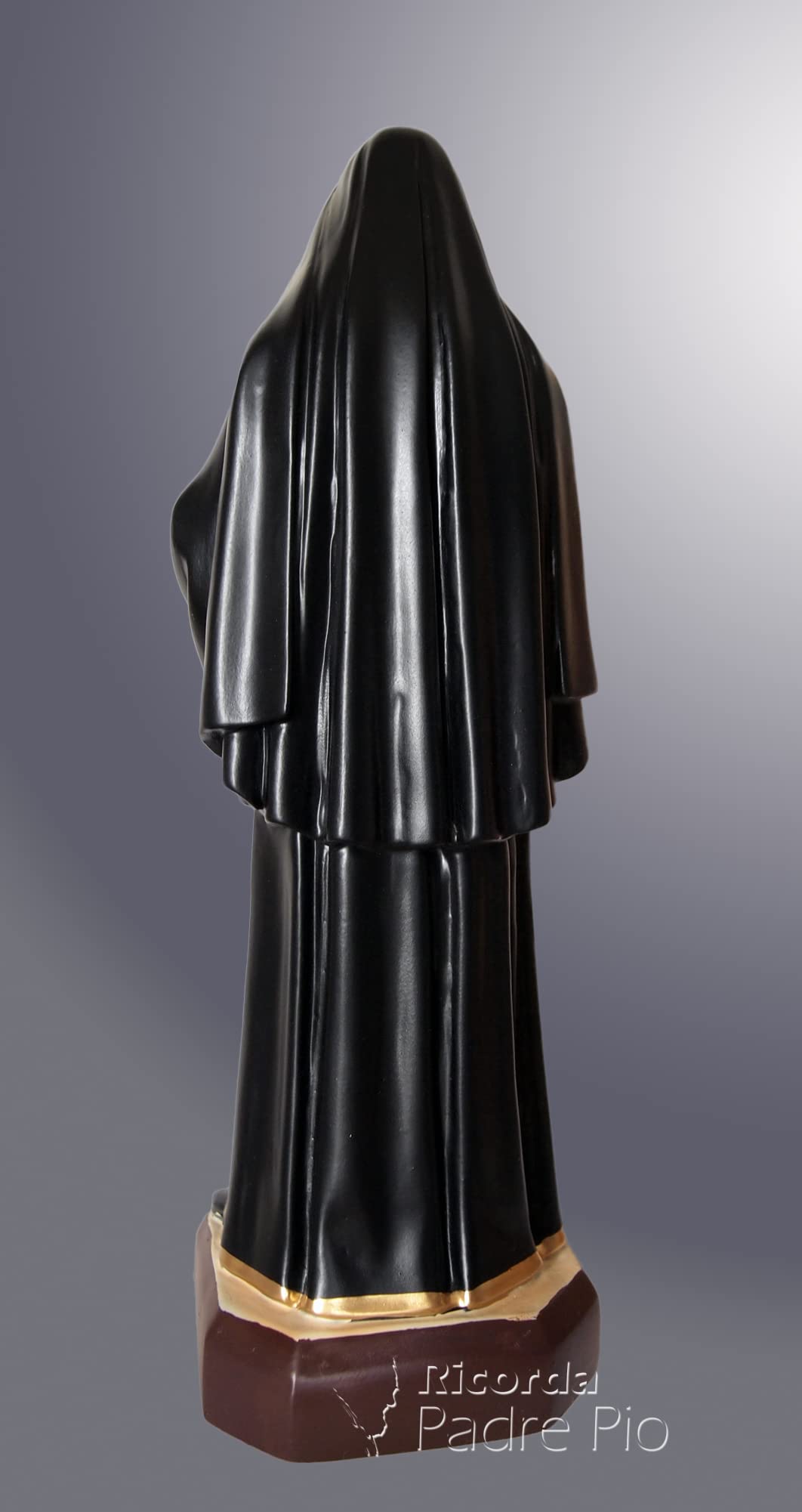 ricordapadrepio.it Statua Santa Rita cm 30, made in Italy, dipinta a mano