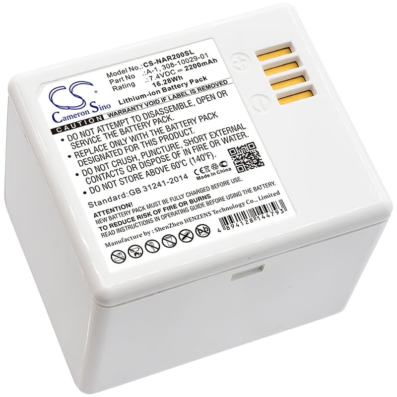 Batteria di ricambio da 2200 mAh per NETGEAR Arlo Pro, Arlo Pro 2, VM4030, VM4030P, VMA4400, VMA4400-100NAS, VMC4030, VMS3230, codice articolo: 308-10029-01, 308-10047-0047-01. 1, A-1, A-1B