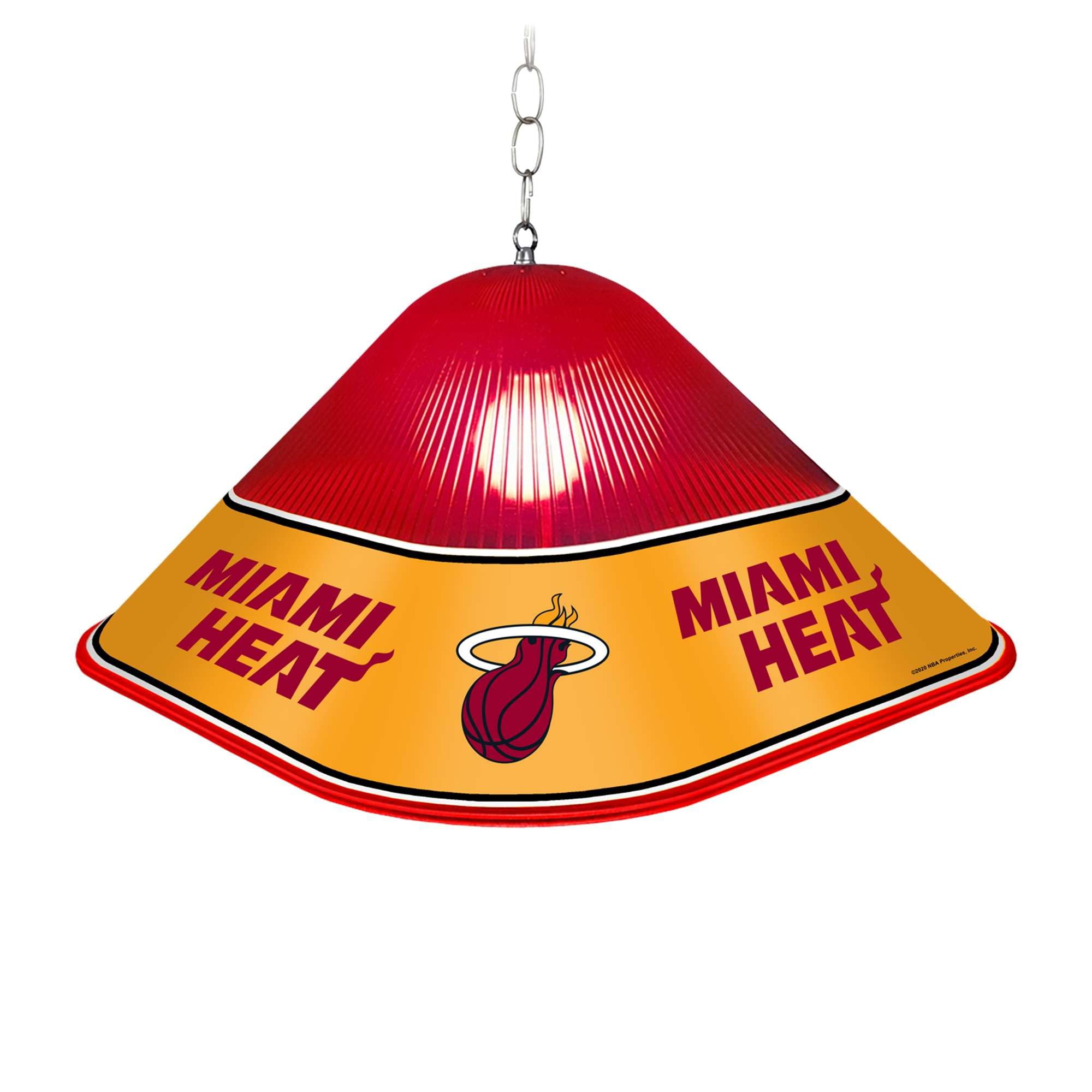 The Fan-Brand NBA Miami Heat: Game Table Light- Sports Decor for Home, Game Room, Fan Cave & Garage - USA Made