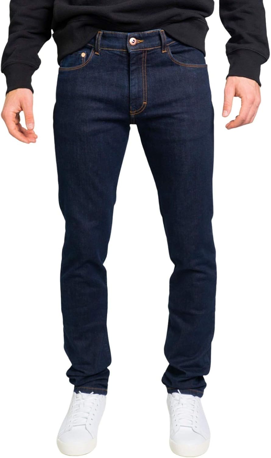 Harmont & Blaine CINQUE TASCHE ONDA - Jeans slim fit - marrone/blu