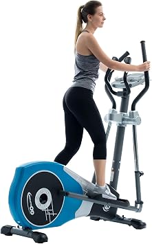 V-450T Standard Stride 17 Programmable Elliptical Exercise Cross Trainer with Adjustable Arms and Pedals and HRC Control for Cardio Fitness Strength Conditioning Workout at Home or Gym