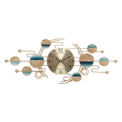 Wall Clock Luxury Watches Living Room Entrance Dining Wall Metal Metal Decorative Wall Clock review