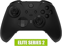Vista 4 de eXtremeRate Black Replacement Buttons for Xbox One Elite Series 2 Controller, LB RB LT RT Bumpers Triggers ABXY Start Back Sync Profile Switch Keys