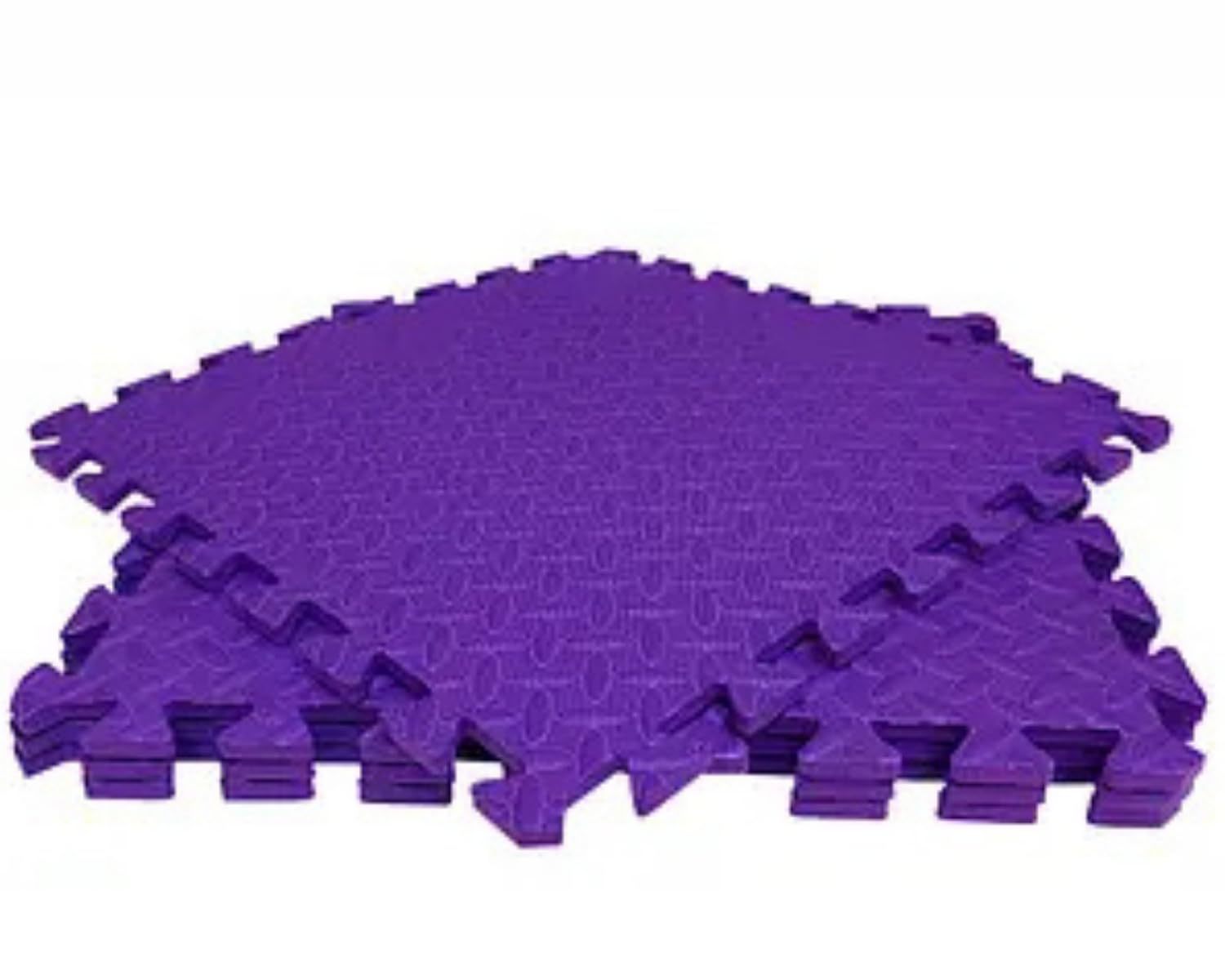 MaTvize Eva Gym Flooring Exercise Mats – (60x60cm) 1cm Thick, 4 Pcs Large Heavy Duty Interlocking, Non-Slip, Yoga Foam Floor Tiles Office, Home & Kids Play (Purple, 4 Tiles (16 Square Feet))