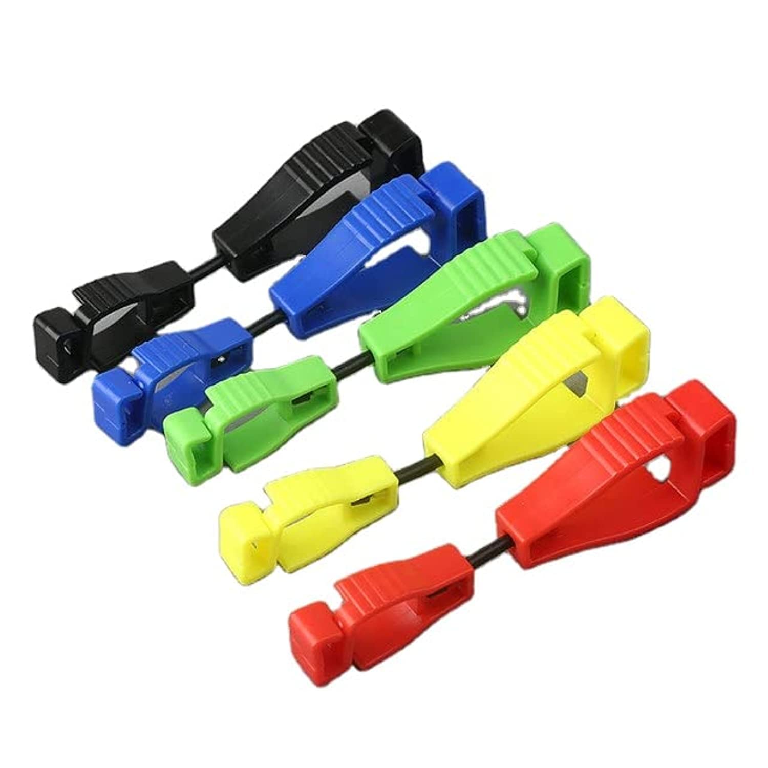 CLEARWAY GLOVES CLIP | SCAFFOLDING | 5 PCS | random colour | plastic safety work gloves Anti-lost Fastener Hook Fixing Buckle Grabber Holder clip |HILAZ SAFETY -