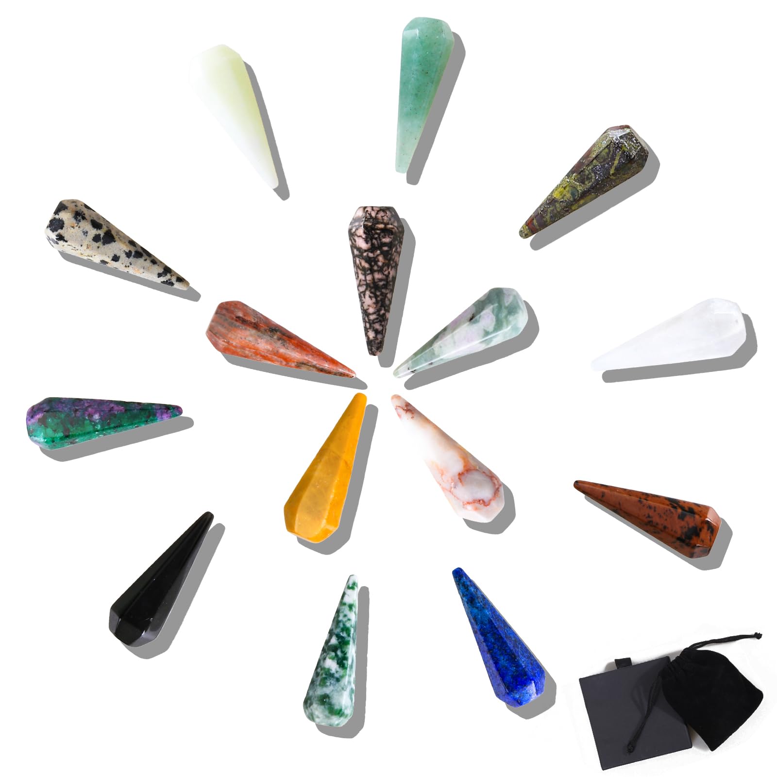 Bacchette Di Cristallo Curativo - Set 20 Pezzi Esagonali Per Meditazione E Chakra | Energie Positive - Foto 10