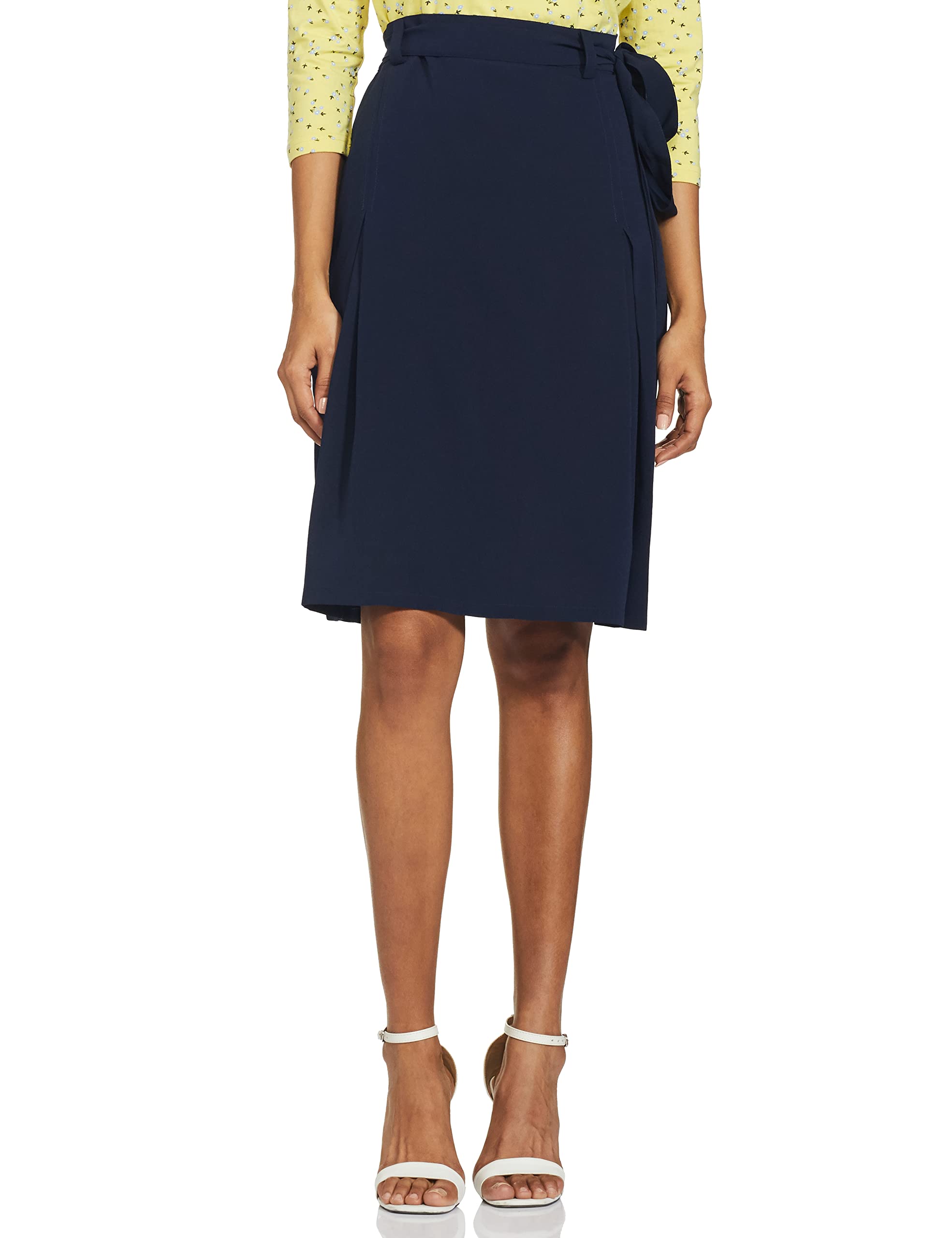 RAREPolyester a-line Skirt Blue