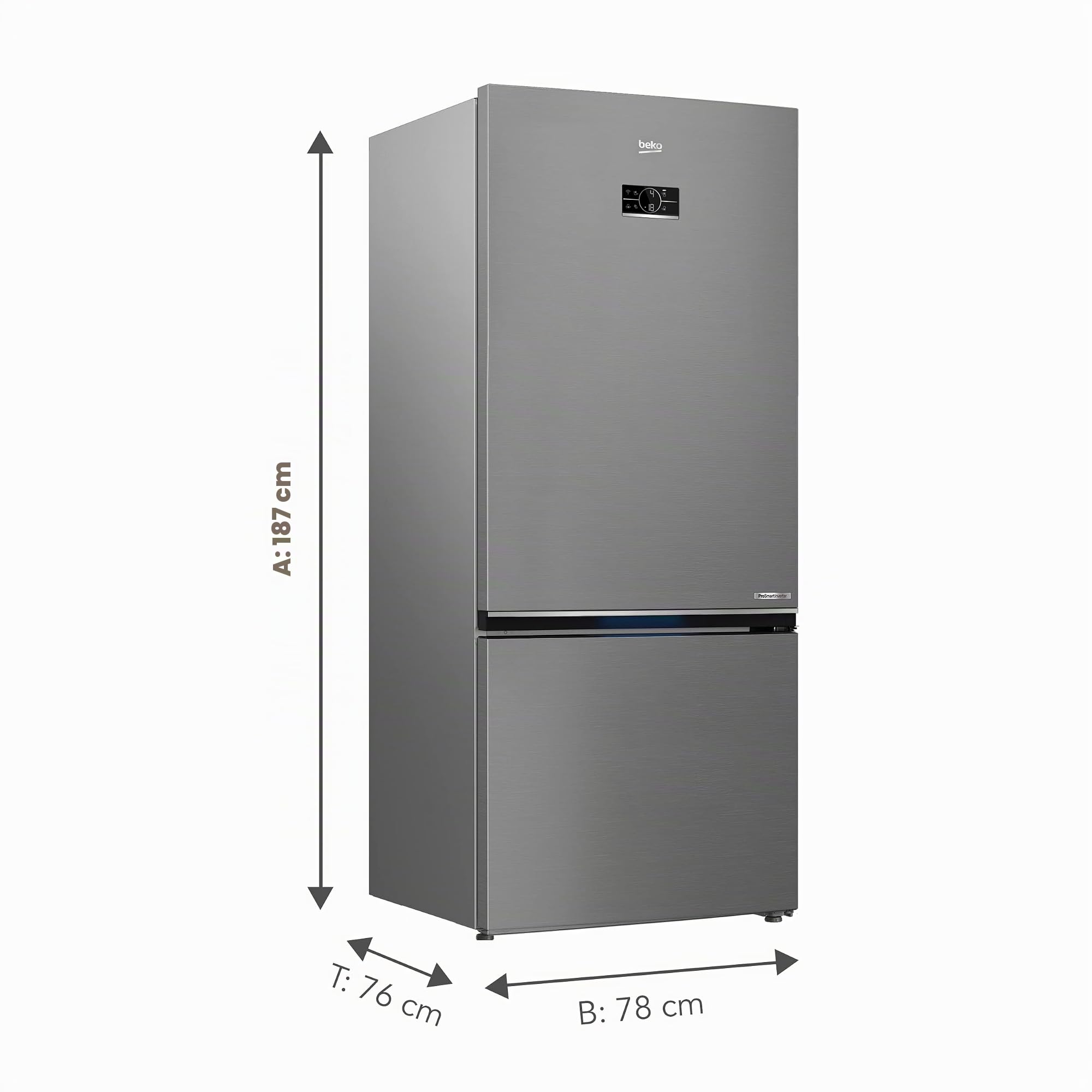 Beko B7RCNE595ZXPW Frigorifero libera installazione