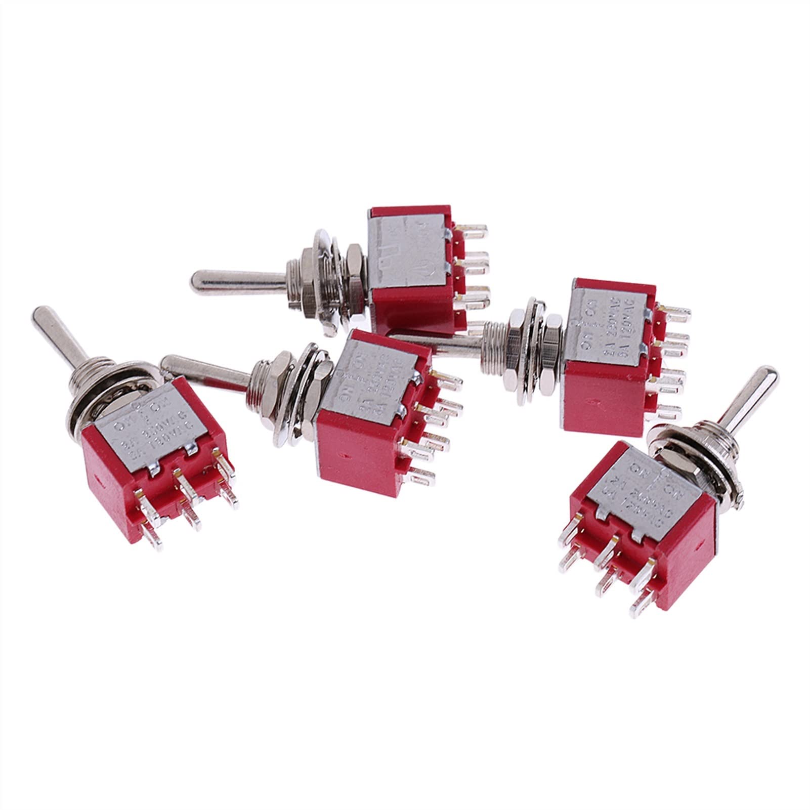 FLFL Selector De Pastillas De Convertidor De Palanca De 3 Vías De 5 Piezas para Bajo De Guitarra Eléctrica Partes Guitarra