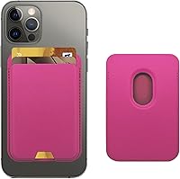 Vista 10 de Cartera magnética iLodn compatible con MagSafe para iPhone 17 16 15 14 13 12 Pro Max Air Plus, tarjetero Mag 3 Safe adhesivo para accesorios