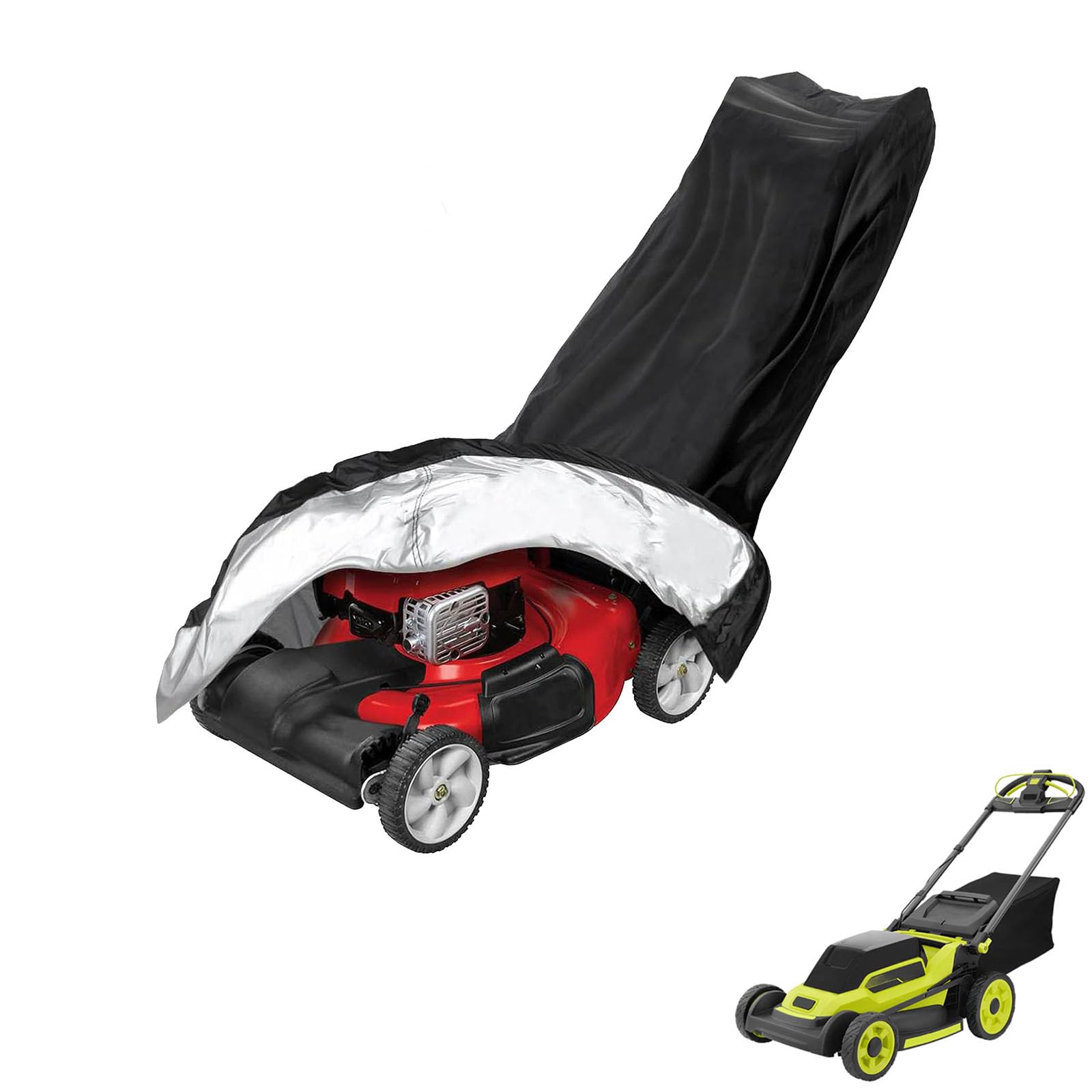 lawnmower cover Compatible with Ryobi P11100 ,waterproof and sun,suitable for indoor and outdoor use all year round, comes with a storage bag