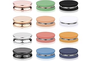 12 Pack Matte and Plating Magnets for Clothes
