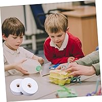 Vista 4 de 5 Uds. Cinta de temporizador de puntos Cinta de dos caras para manualidades, cinta adhesiva decorativa para manualidades, cinta de papel blanco