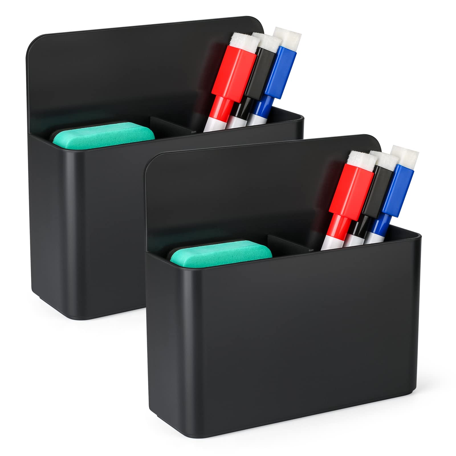Sinofort 2 Pcs Magnetic Marker Holder, Dry Erase Marker Holder