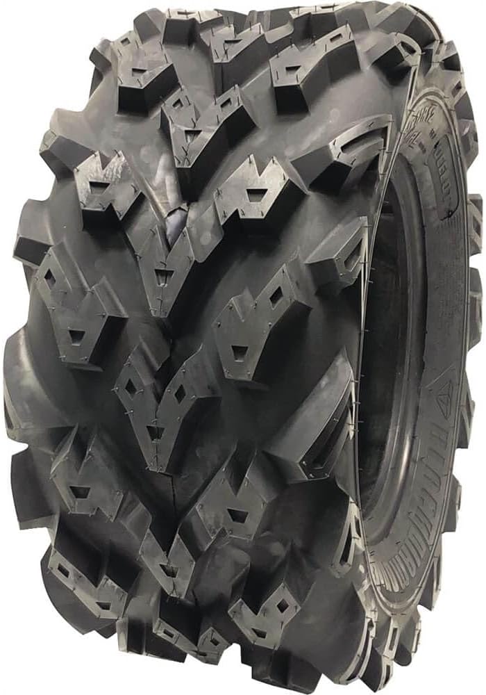 Ocelot Black Diamond 26x11R-12 XTR ATV/UTV Tire – 6-Ply Radial Construction, 1-1/8" Tread Depth, Extended Wear Compound, Versatile V-Tread for All-Terrain Performance on Hardpack, Mud, Snow & Sand