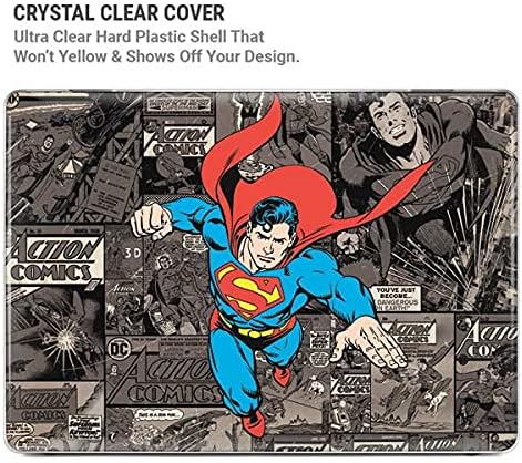 Skinit Case + Skin Compatible with MacBook Pro 15in (2016-19) - Officially Licensed Warner Bros Superman Mixed Media Design