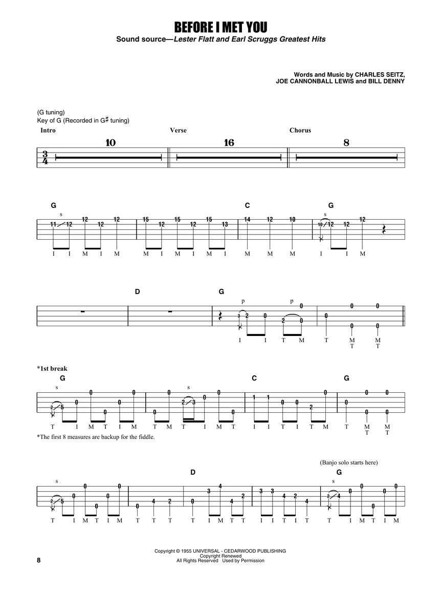 The Earl Scruggs Banjo Songbook: Selected Banjo Tab Accurately Transcribed for over 80 Tunes