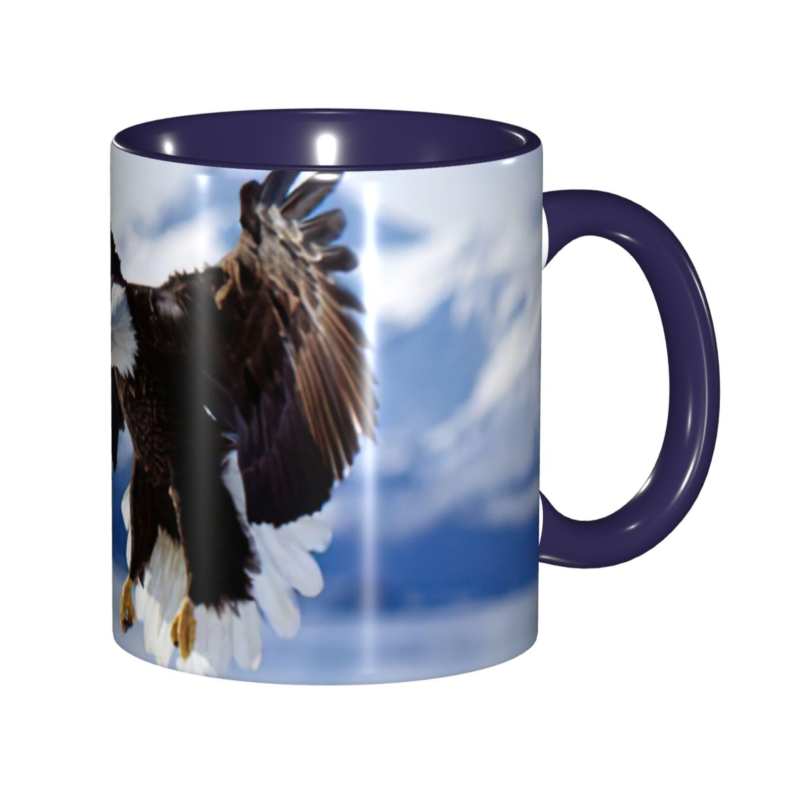 Mug aigle en céramique 325 ml pour vos pauses café au bureau ou à la maison