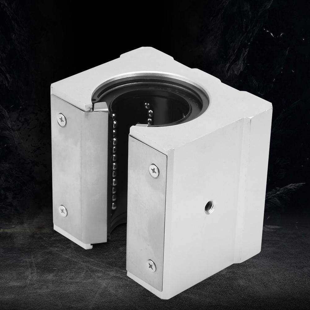 SBR50UU 50 mm Aluminium Open Open Motion Rougeur Bloc de glissière Haute capacité Performance précise pour l'équipement silencieux 90 mm / 3,5 pouces