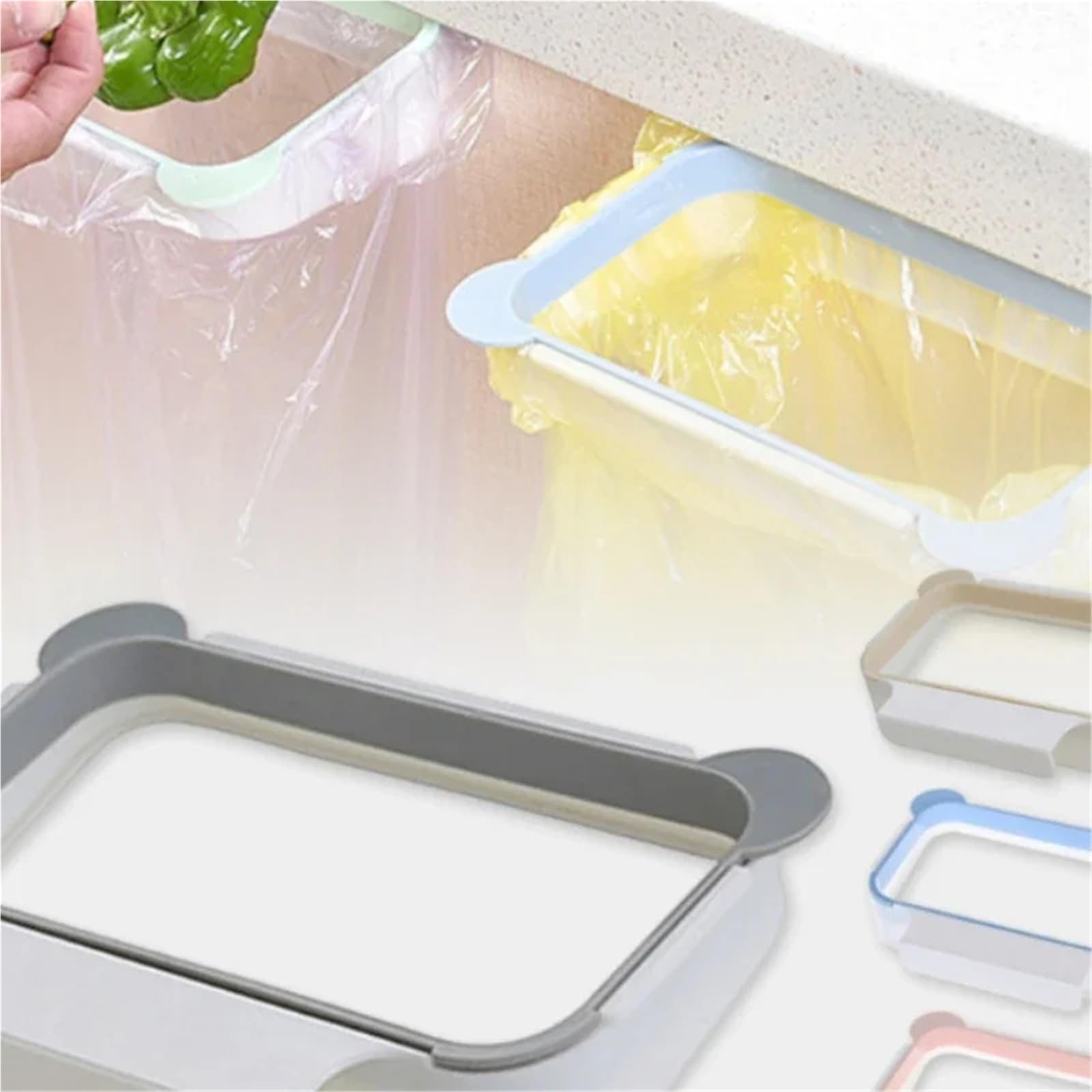 3 uds Estante for Bolsas de Basura, Colgador for Cocina, Bolsa, Soportes Almacenamiento for, estantes for para Bolsas