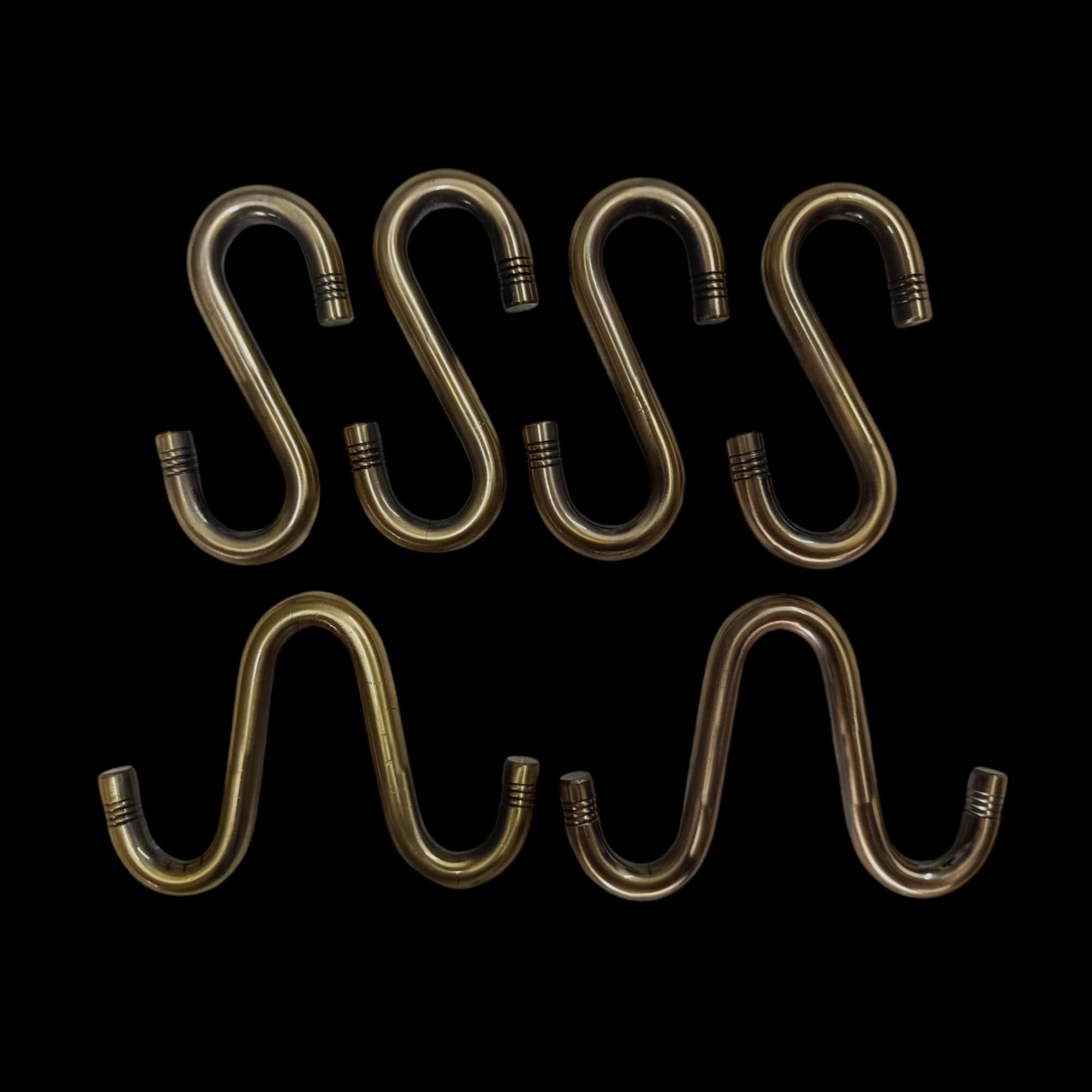 Antique Brass Finish (4pc S-Hook 2pcs W-Hook) for Patio JHULA, Superior HI-Grade Quality Life TIME WARRENTY, KADA Patio Swing, Hammock Swing12MM Rod with Weight Capacity of 1000KG.-image-20