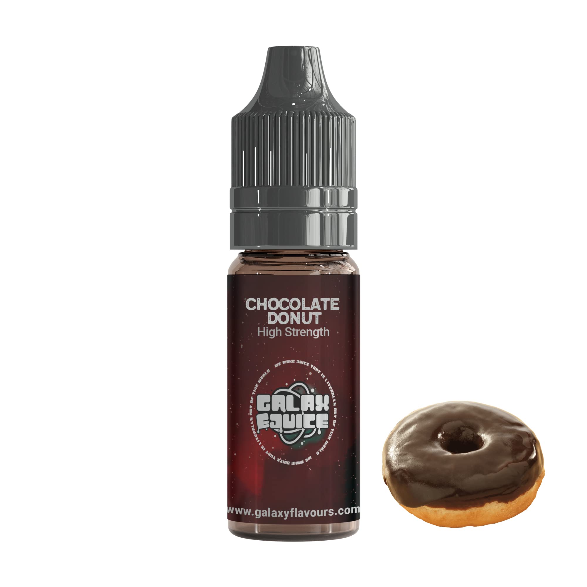 Chocolate Glazed Donut Flavouring - High Strength Food Flavoring - 230+ Flavours -10ml Bottle.