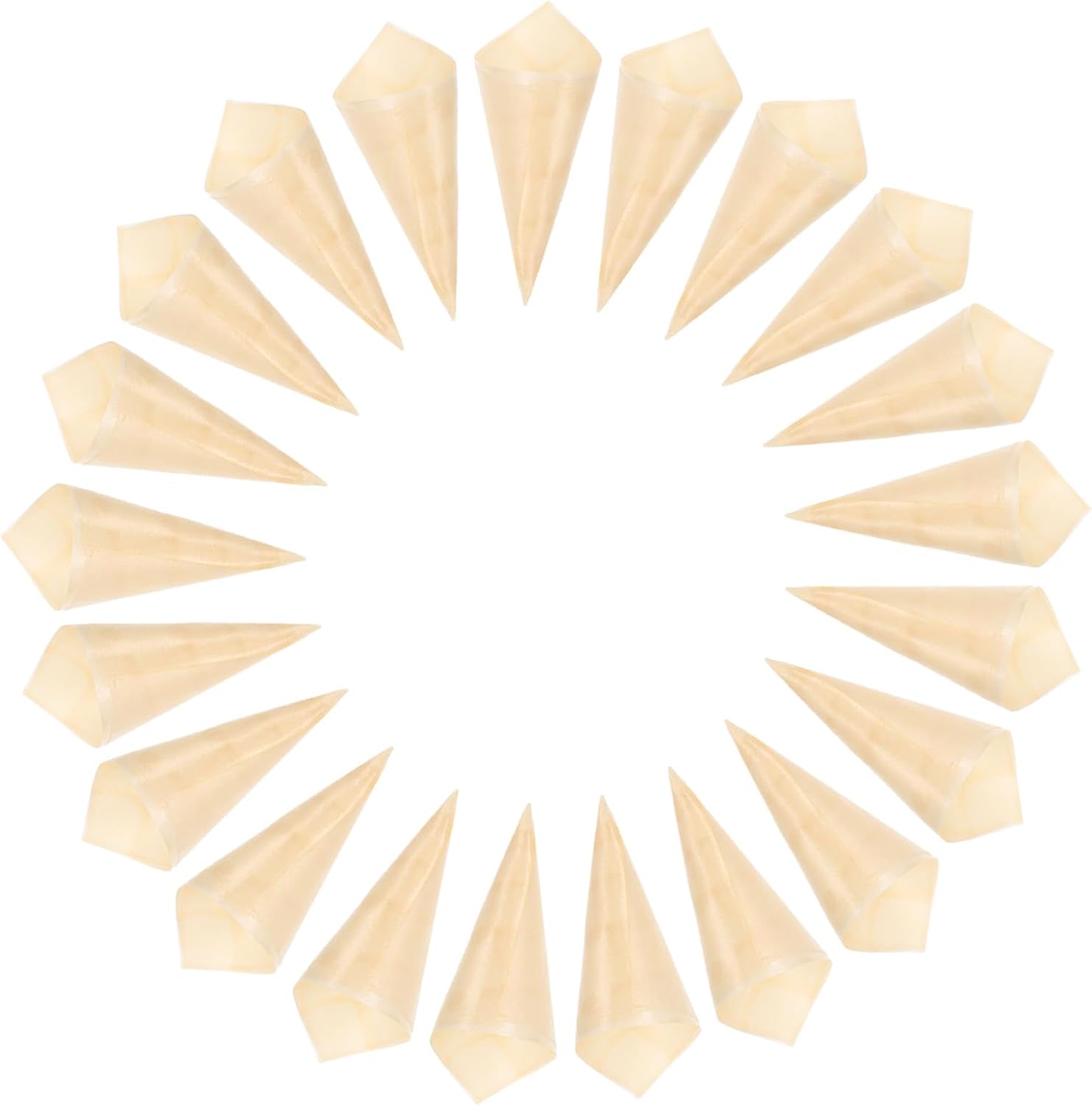 Packungskegel und Einfacher Handhabung mit Kreativem Kegeldesign Biologisch Abbaubare Holzkegel 50 St ck Einweg f r Kulinarische Pr sentationen und Hochzeiten