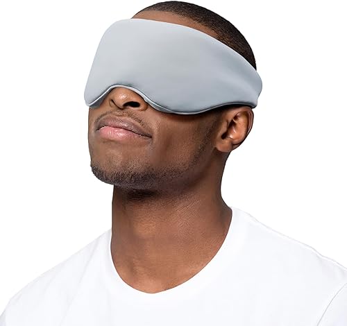 Miniatura 1 de Mr. Sandman Máscara de ojos ponderada para mujeres y hombres, máscara de ojos de elastano, agradable a la piel, bolsa de cuentas de vidrio ultrafina