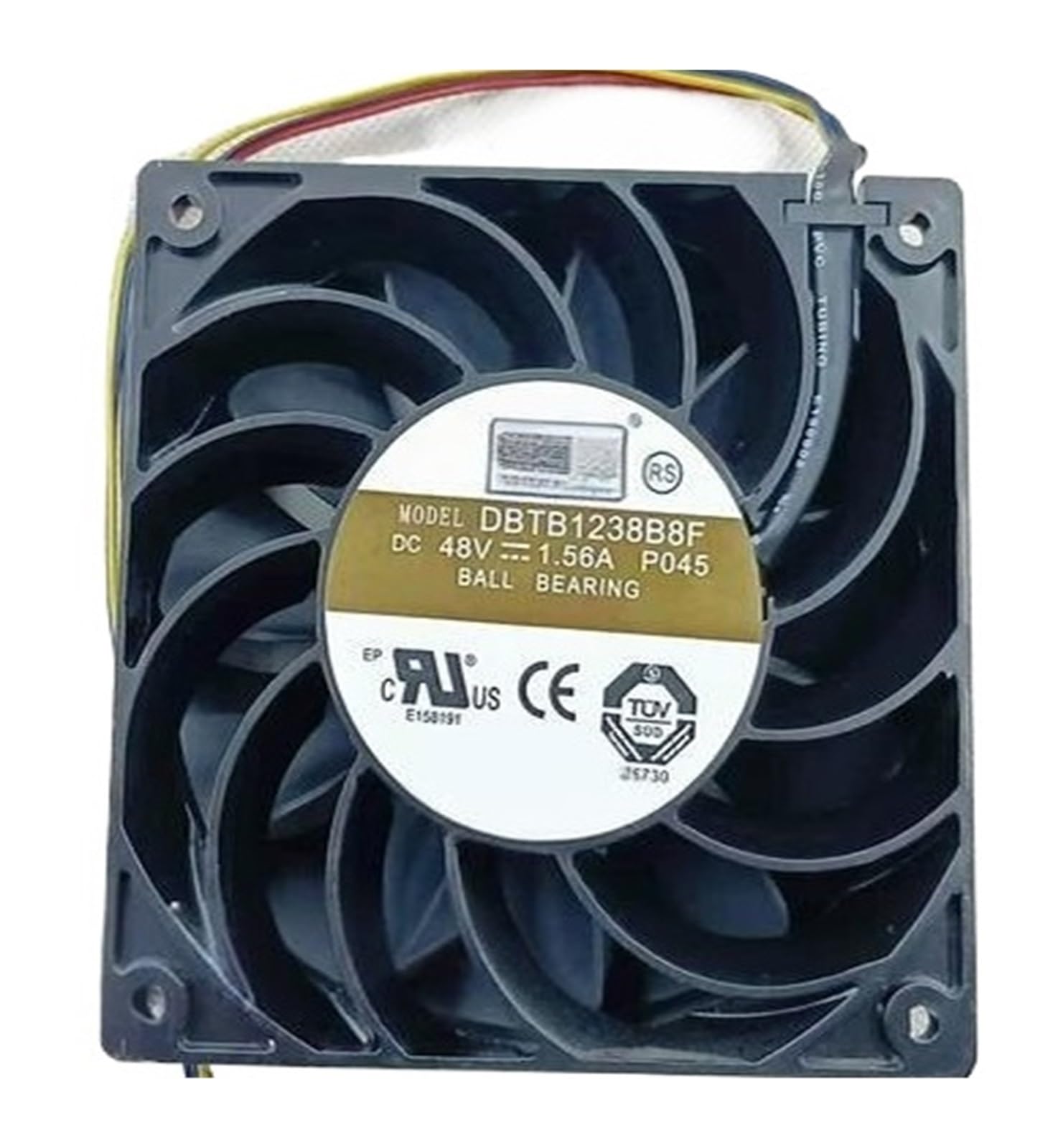 YMUGUEGH DBTB1238B8F 48V 1.56A 12038 4-wire Fan