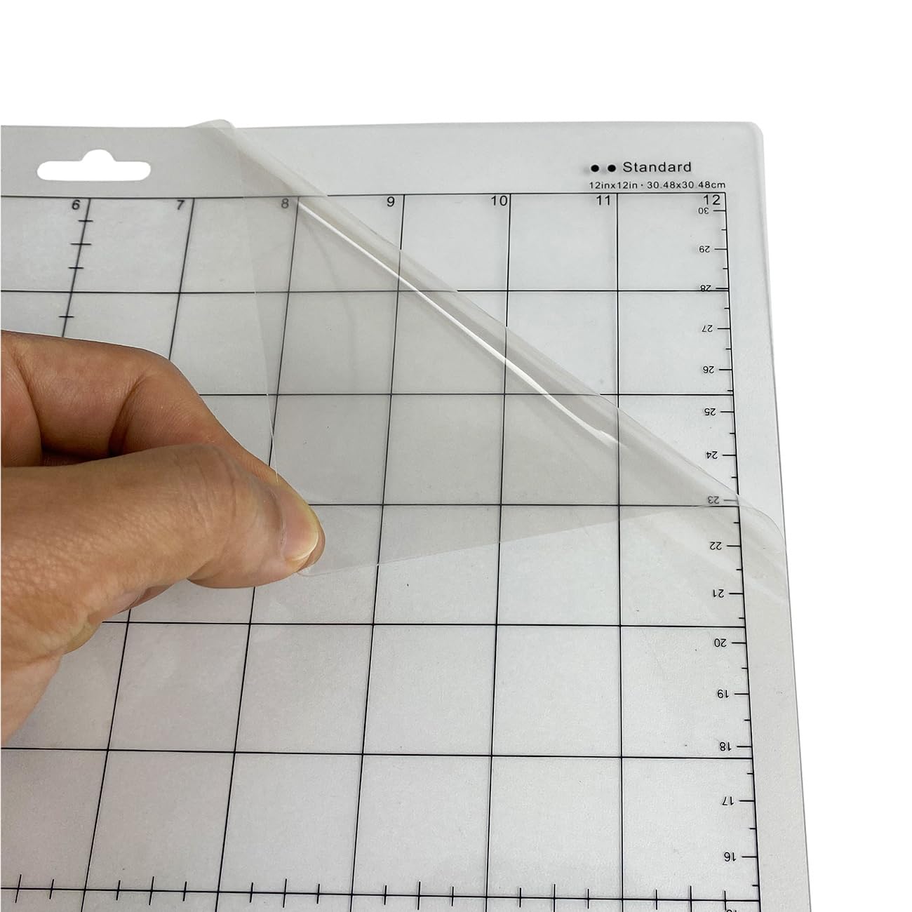 Esterillas de corte de agarre estándar para camafeo Silhouette - 12 x 24 pulgadas, paquete de 4 alfombrillas de corte adhesivas de 12 x 12 pulgadas, juego de 4 alfombrillas de vinilo mate