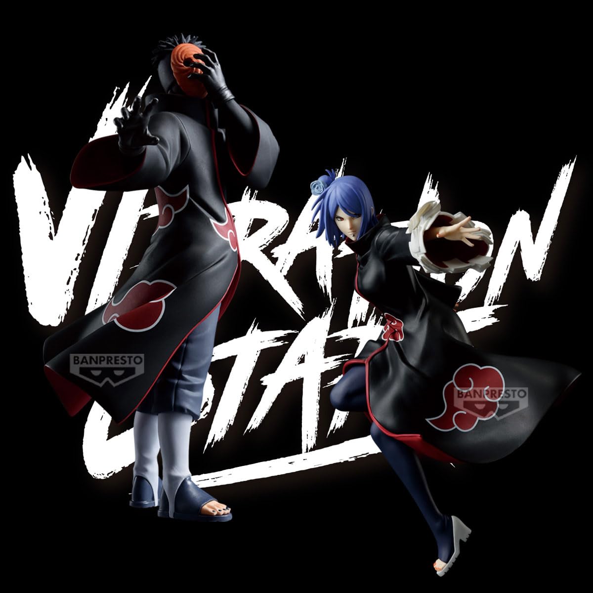 Banpresto Konan Naruto Shippuden Figurka Vibration Stars 15 cm - wielokolorowa BP29185P - Figurka kolekcjonerska - Optymalna dla fanów anime