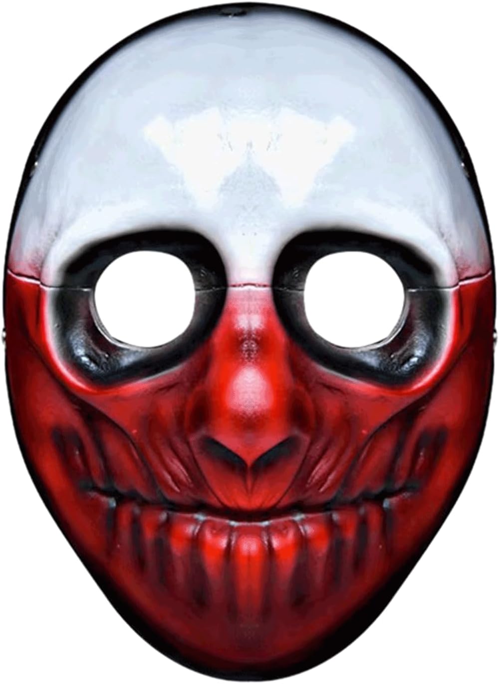 Resin Clown Mask for Halloween, Scary Halloween Mask, Dallas/Wolf/Chains/Hoxton Theme Game Cosplay Mask