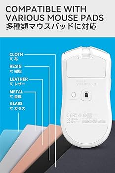 Amazon | (2セット入り)LAZIRO マウスソール Razer Viper V3 Pro 用