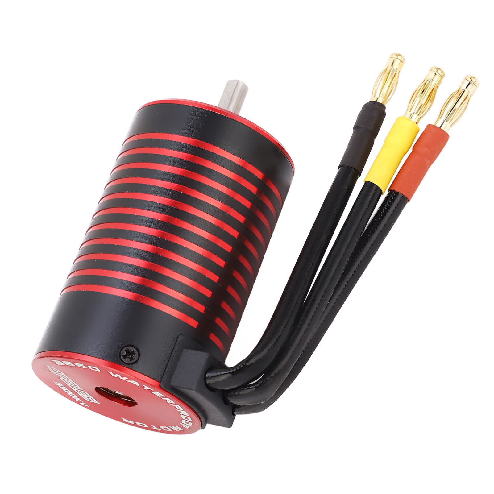 Eacam 3660 High 1200W Brushless Motor for 1/8 1/10 RC Car Upgrade Parts, Waterproof and Durable, for HSP Black (4200KV)