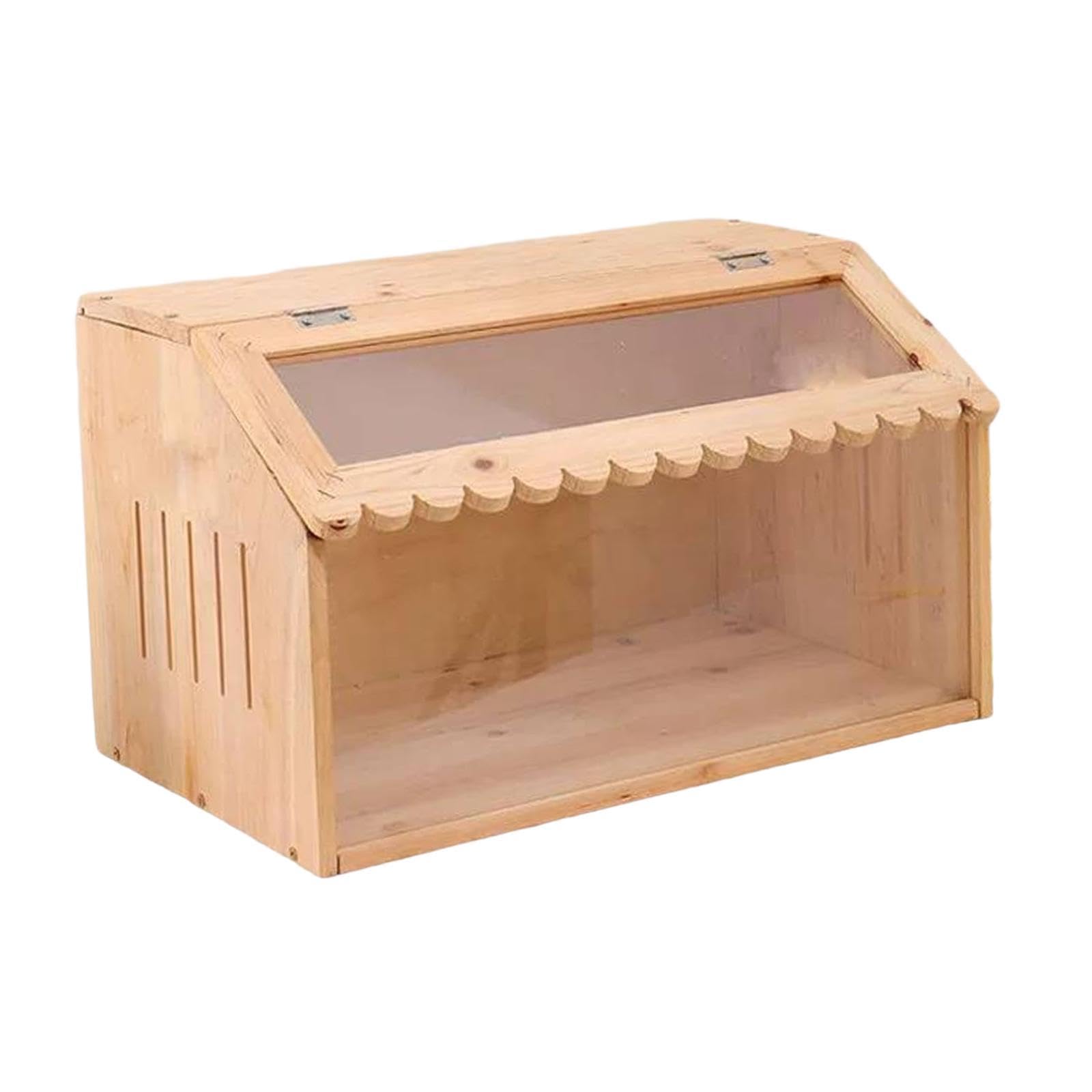 B Baosity Caja Criadora de Pollos Caja Criadora de para Codornices Corral para Pequeños Animales Madera Duradera Adecuada para Mascotas, 50x30x30cm