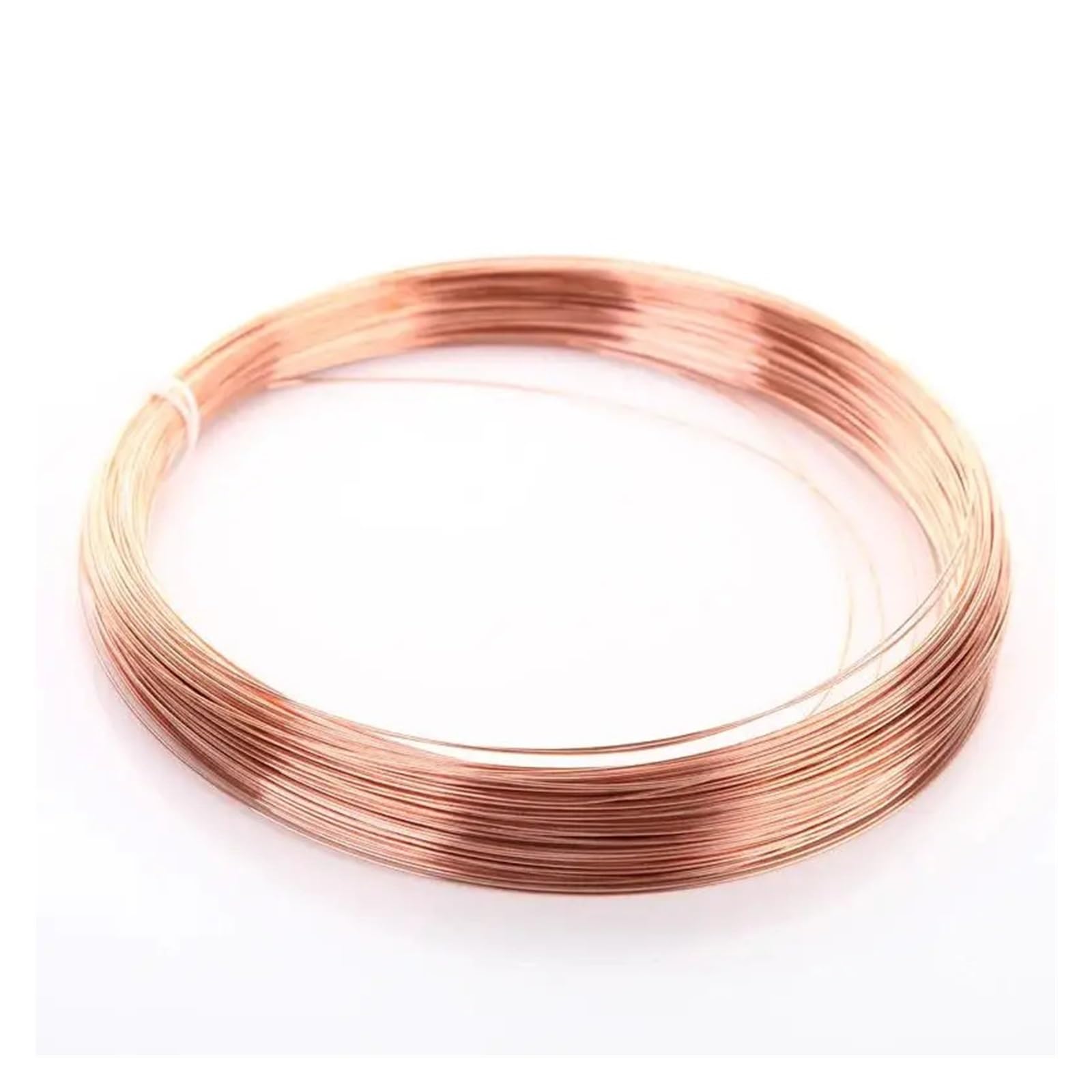 Alambre de cobre puro Cables de cobre puro T2 de 1-10M, bobina redonda, cables de cobre desnudos conductores for cables eléctricos, manualidades DIY de 0,1/0,15/0,25/0,35-3mm(1.7mm X 5M,3 Rolls)