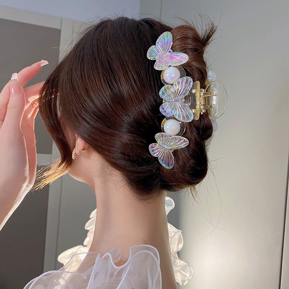 Pince à cheveux papillon pour maintenir les cheveux épais et fins au quotidien