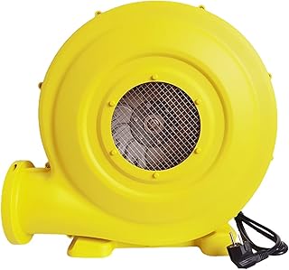 Inflatable Blower House Air Blower, Inflatable Castle and Jump Slides, Efficient and Convenient Commercial Inflatable Blower, for Jumper, Bouncy Castle (Color : Yellow, Size : 1200w)