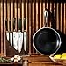 HexClad Essential Knife Set, 6-Piece, Japanese Damascus Stainless Steel Blades, Full Tang Construction, Pakkawood Handles