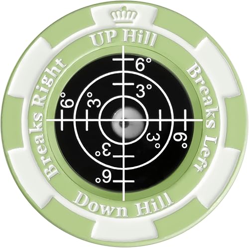 Miniatura 39 de SlopeMaster ProGreen Reader - Marcador de pelota de golf con ayuda de lectura verde de alta precisión, accesorios de golf para hombres y mujeres