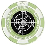 SlopeMaster ProGreen Reader - Golf Ball Marker with High Precision Green Reading Aid Golf Accessories for Men Women (LightGreen&Black)