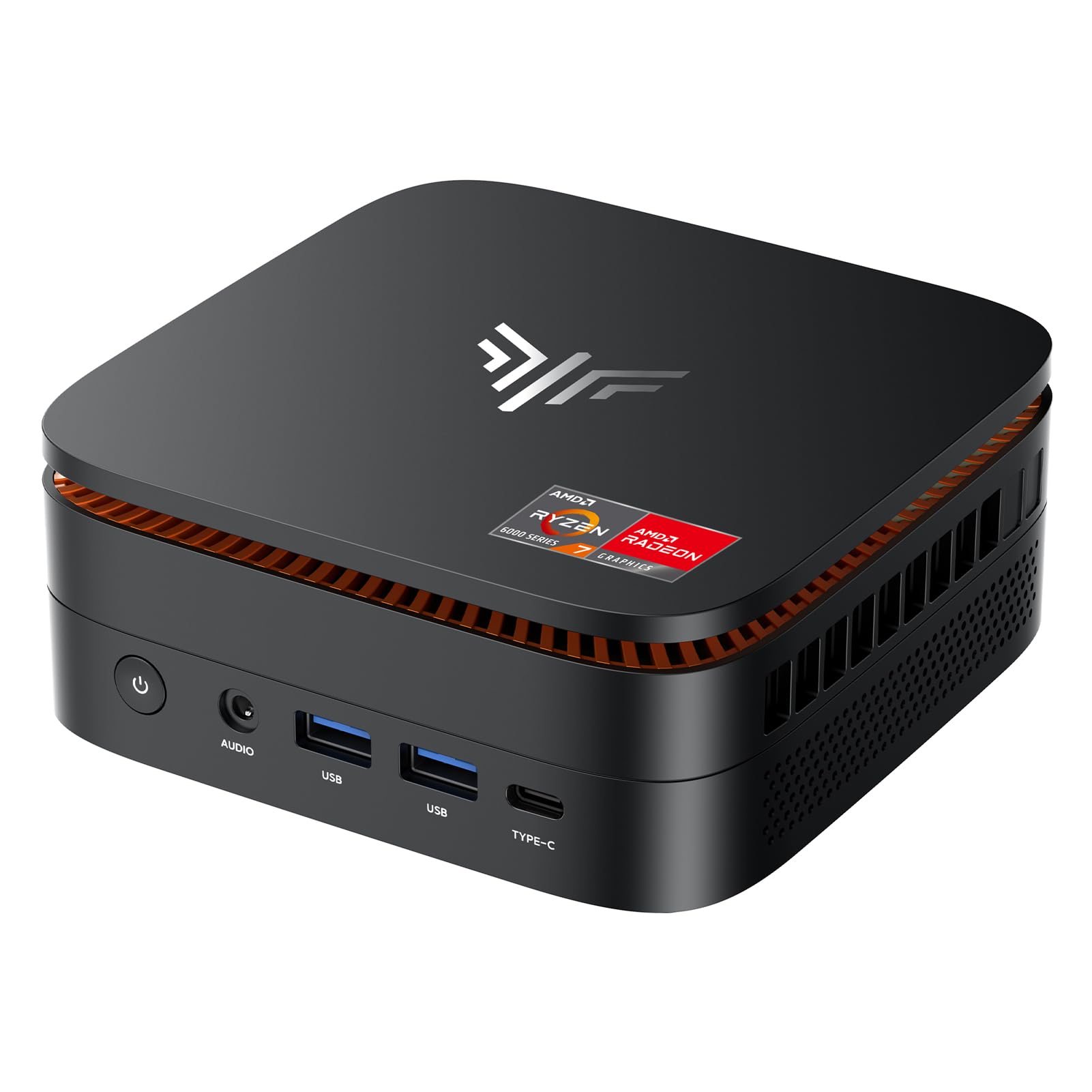 KAMRUI Hyper H1 Mini Gaming PC, AMD Ryzen 7 6800H, 32GB DDR5 4800MHz 1TB M.2 NVMe PCIe3.0x4 SSD Mini PC(8C/16T,up to 4.7GHz), 16MB L3 Smart Cache, Triple 4K Display/WiFi6/BT5.2/Mini Desktop Computers
