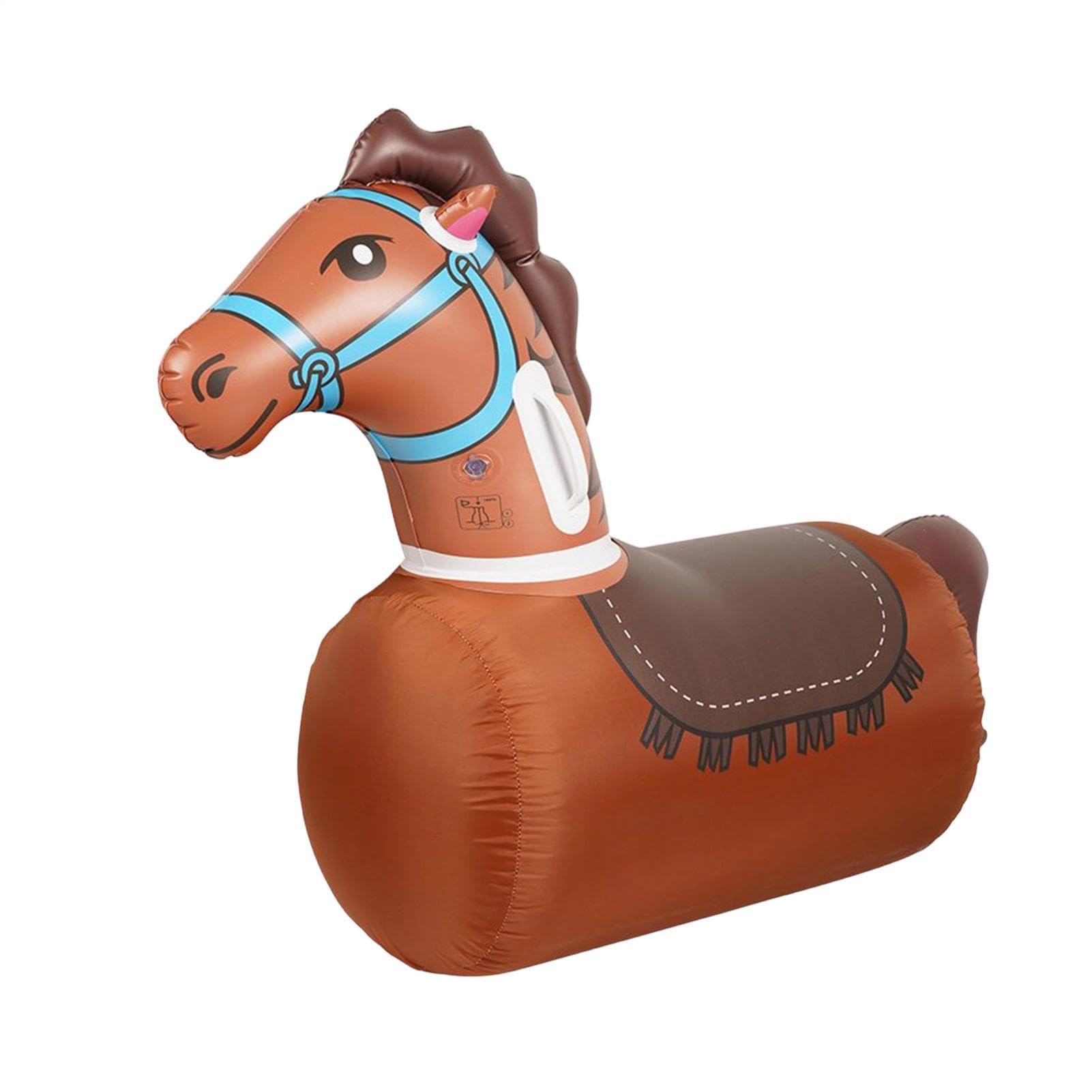 Cavallo a Dondolo Giocattolo Realistico a Equilibrio Impermeabile e