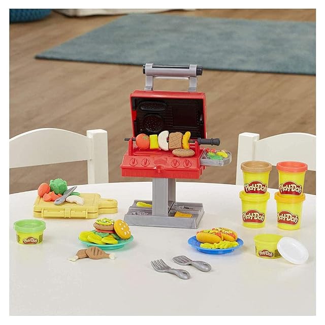 Foto 3 de 6 de Play-Doh Súper Barbacoa Juego para Niños de 3 años en adelante con 6 Colores