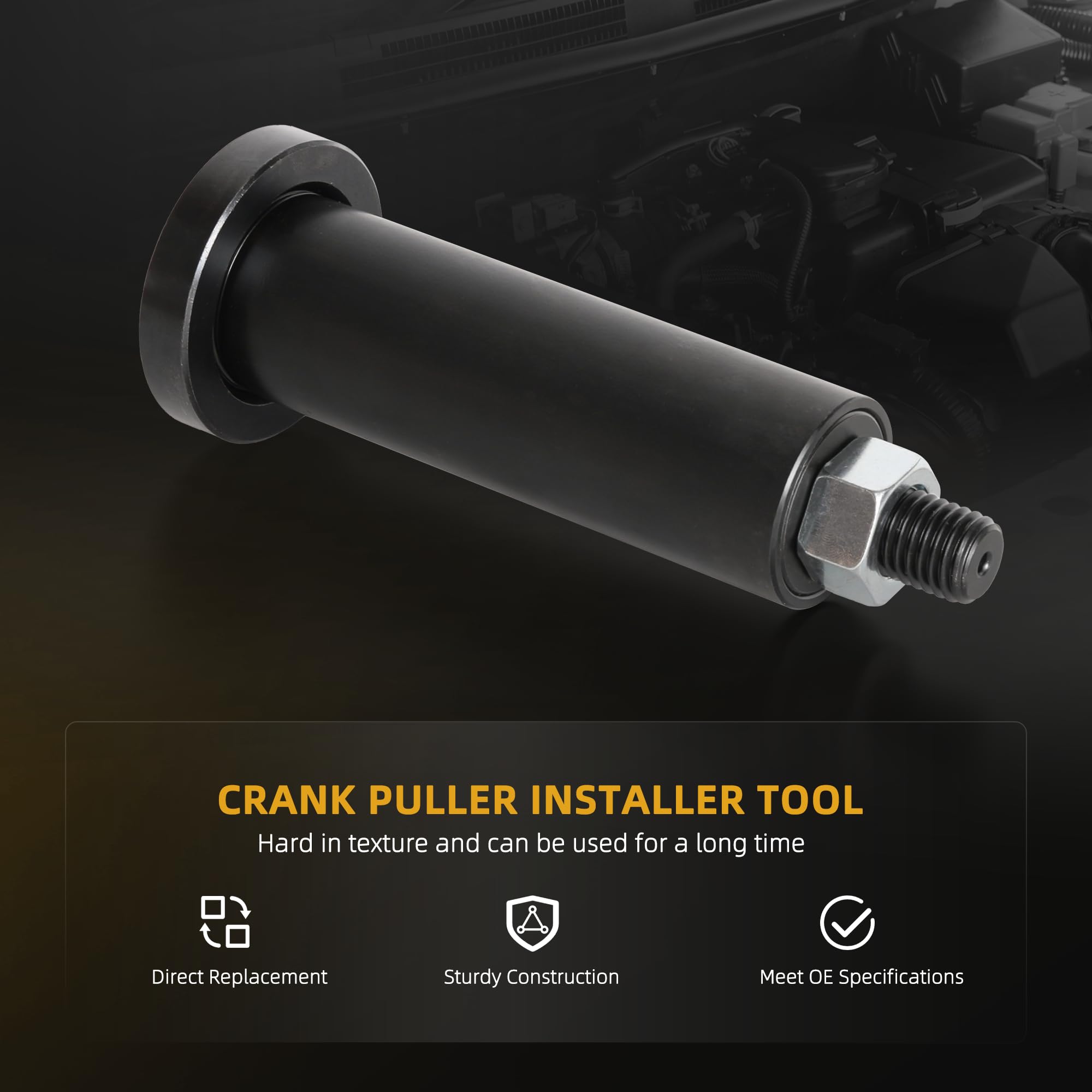 Outil d'installation d'extracteur de manivelle pour VTT et moto tout-terrain, extracteur de carter de manivelle, remplace OEM # 17-8667