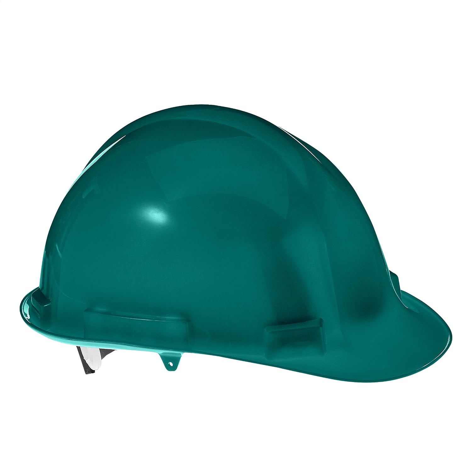 AmazonCommercial Hard Hat, 4-Point Ratchet Nylon Suspension, Green
