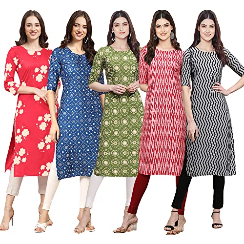 Image of Pinkmint Women's Crepe Regular Kurta