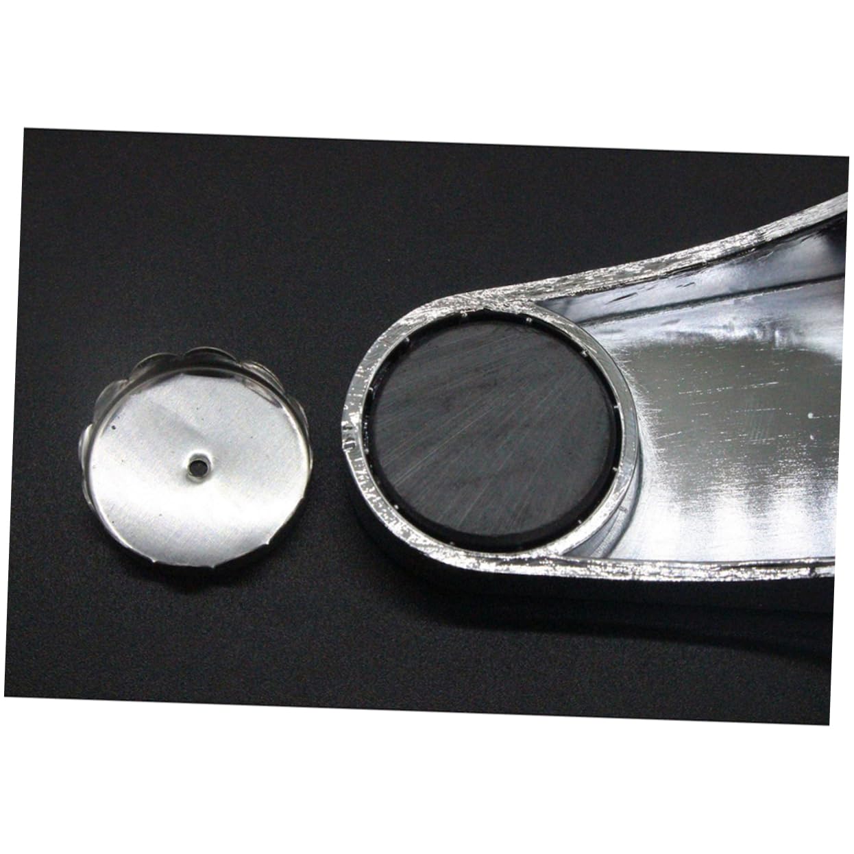 Ciieeo 3 Set Di Portasapone in Acciaio Inox Dispenser Di Sapone Magnetico Da Parete Per Bagno E Cucina 2 Pezzi*3